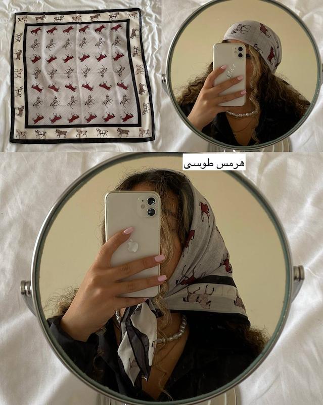 اسکارف اسب نخی
