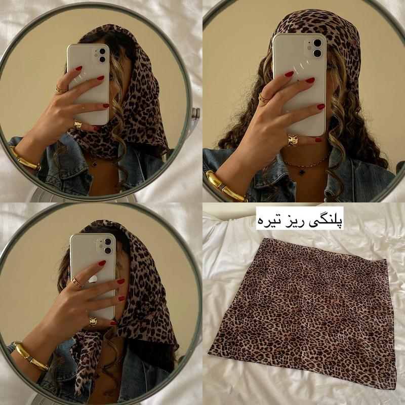 مینی اسکارف پلنگی