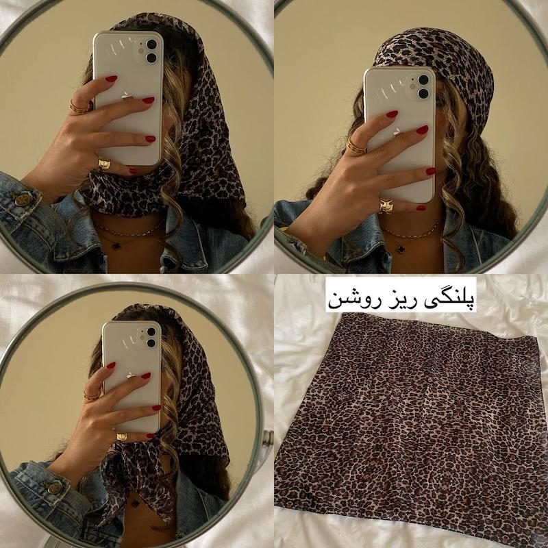مینی اسکارف پلنگی
