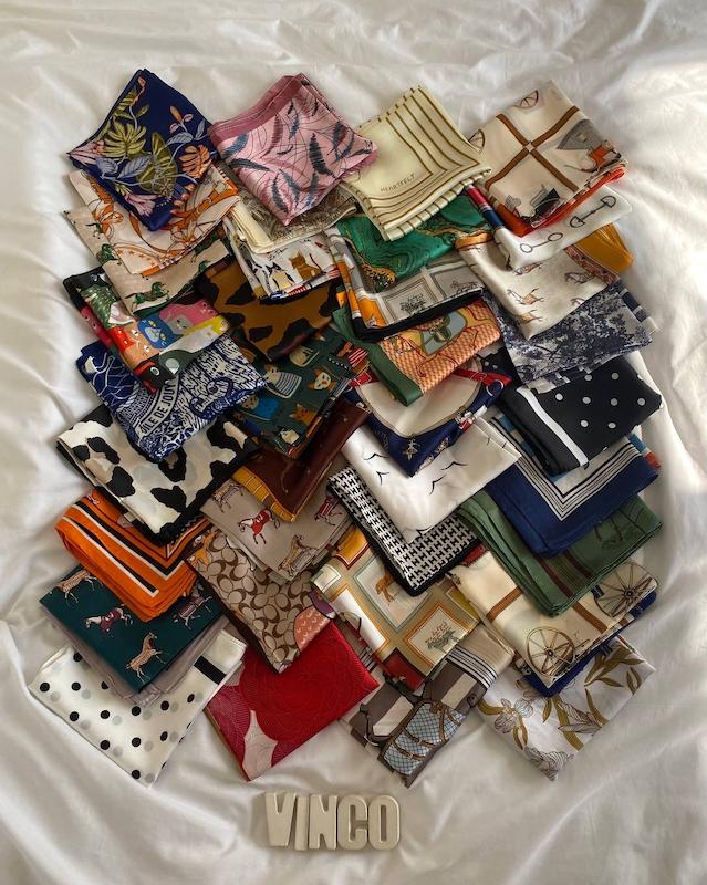 اسکارف ۷۰(مینی اسکارف ابریشم)