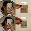 گوشواره‌های زارا نقره‌ای و طلایی
