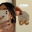 گوشواره‌های زارا نقره‌ای و طلایی