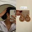 گوشواره‌های زارا نقره‌ای و طلایی