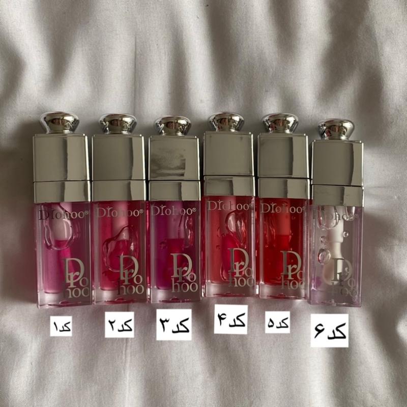 لیپ گلاس شفاف دیور💄