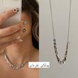 گردنبند استیل (طلایی و نقره‌ای)