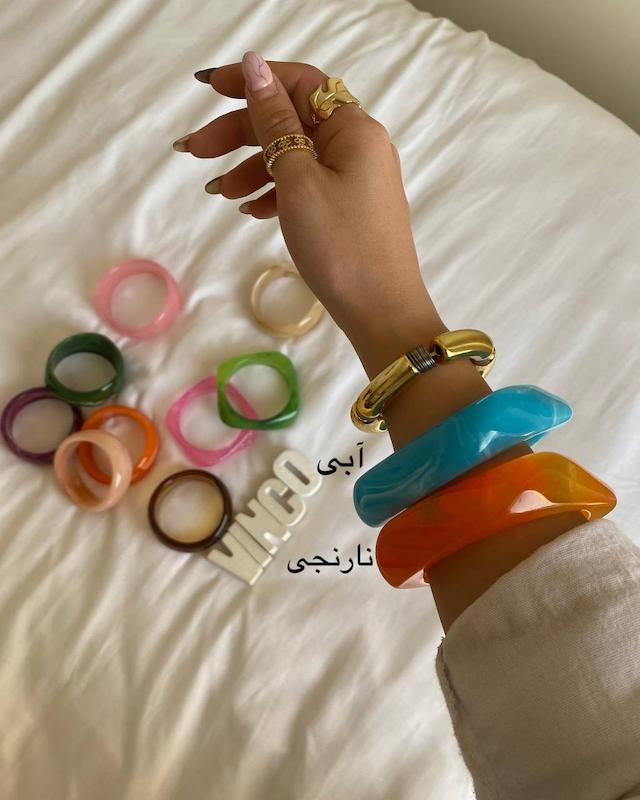 بنگل رنگی (دستبند رنگی)