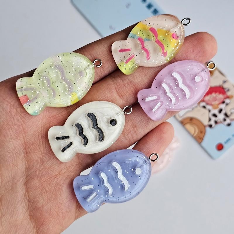 آویز ماهی بزرگ شاین دار🐟🌟