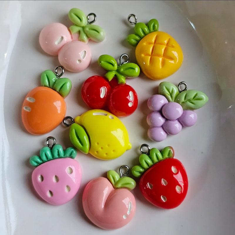 آویز میوه های کیوت🍇🍍🥕🍑🍓