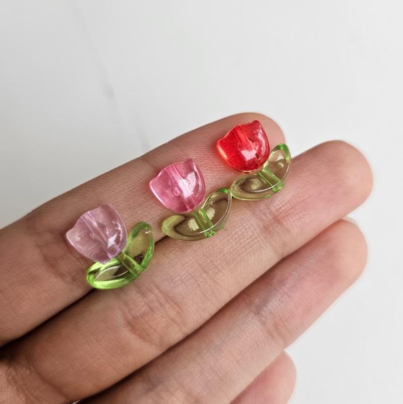 لاله و برگ کریستالی