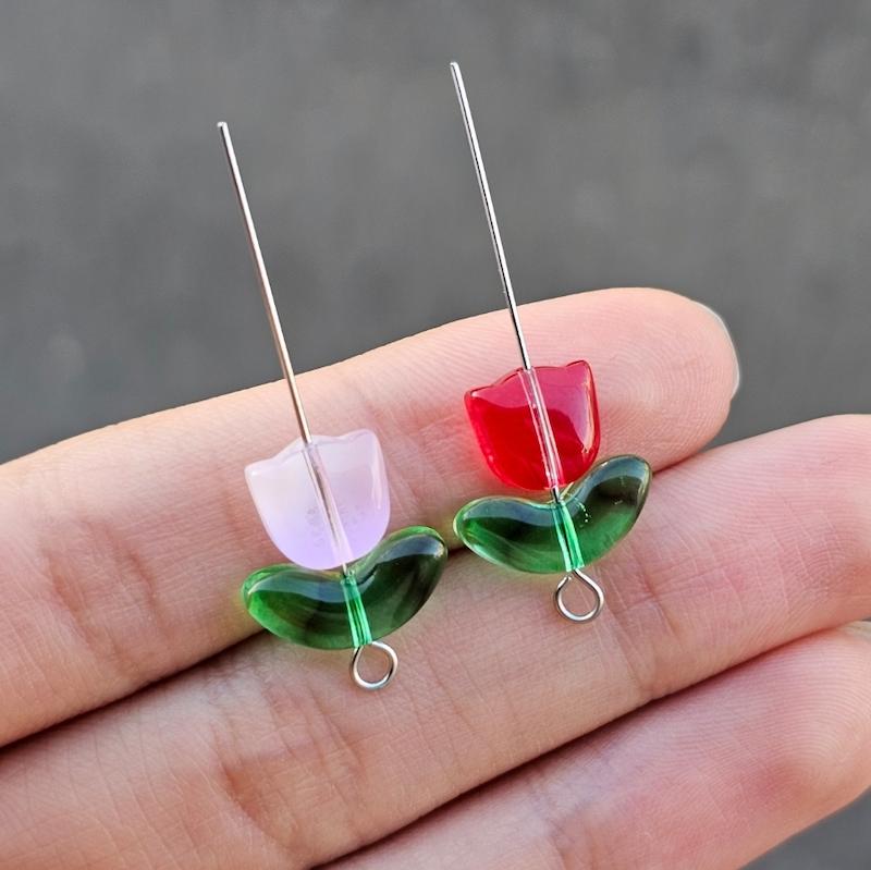 لاله و برگ کریستالی