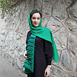 شال سبز چمنی مجلسی