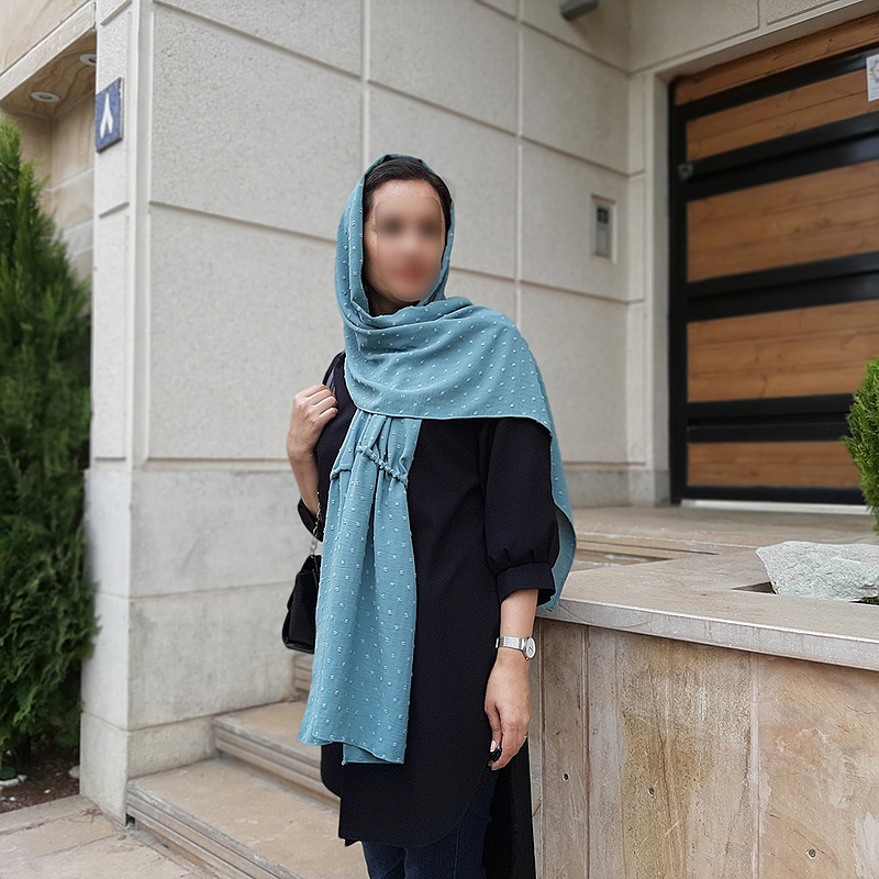 شال فیروزه ای