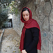 شال زرشکی پاییزی