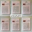 نگین چسبی رنگی طرحدار (۵ مدل)