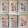 نگین چسبی رنگی طرحدار (۵ مدل)