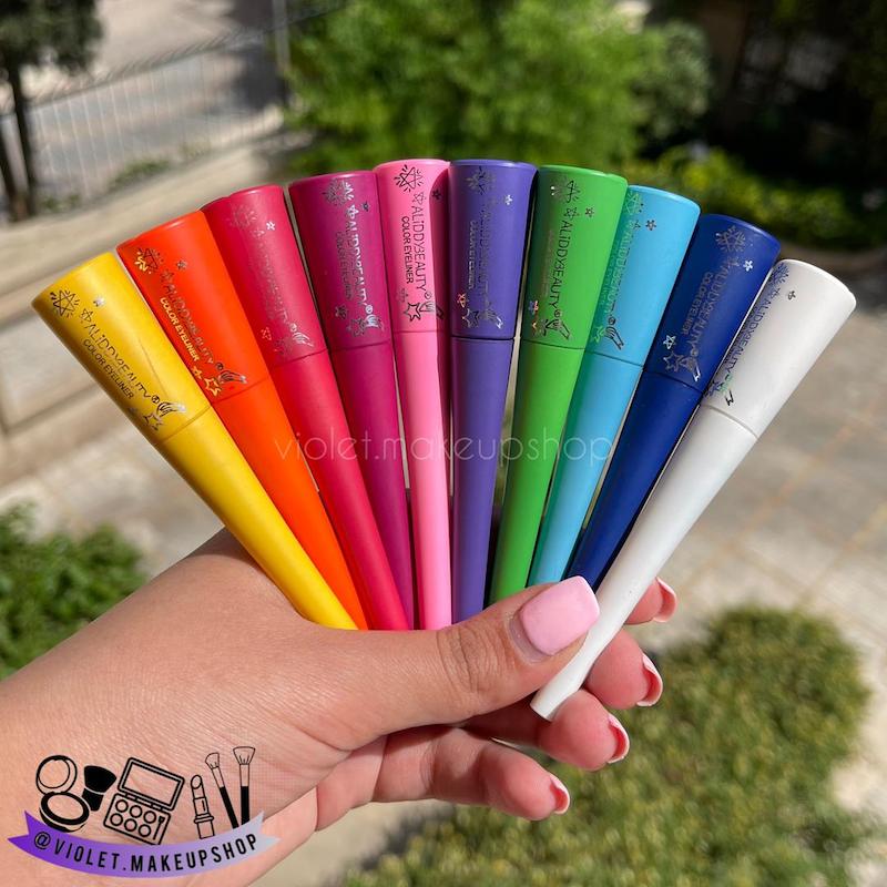 خط چشم رنگی کوزه ای (مویی)