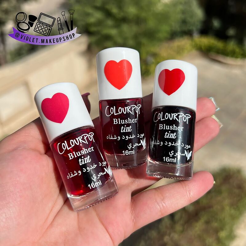 تینت لب و رژگونه قلبی colourpop