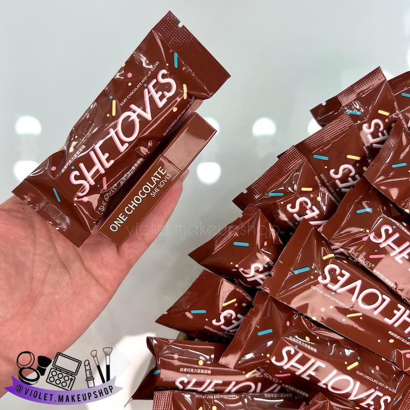 رژ مایع شکلاتی she loves