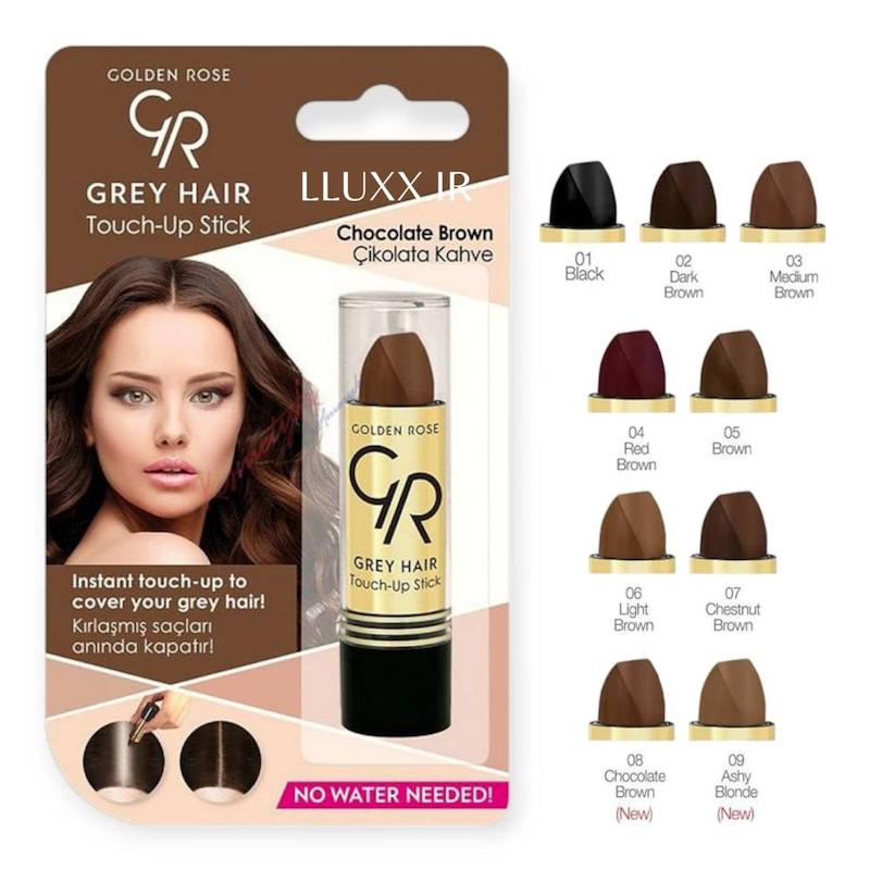 استیک پوشاننده مو سفید گلدن رز ( رژ مو )