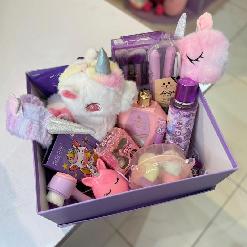 پک هدیه یونیکورن بنفش