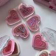 رژگونه و هایلایتر دو طبقه قلبی