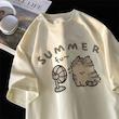 تیشرت باکسی سامر summer🎀 کد ۴۰