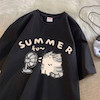 تیشرت باکسی سامر summer🎀 کد ۴۰