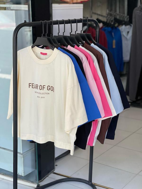 تیشرت باکسی fear of God 🎀 کد ۵۸