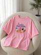 	تیشرت باکسی hello summer🎀 کد ۸۷