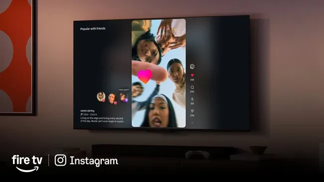 اینستاگرام برای تلویزیون؛ همکاری Fire TV و Meta با محتوای سرگرم‌کننده