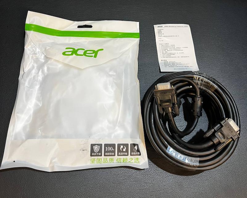 کابل VGA 3+6 اورجینال acer