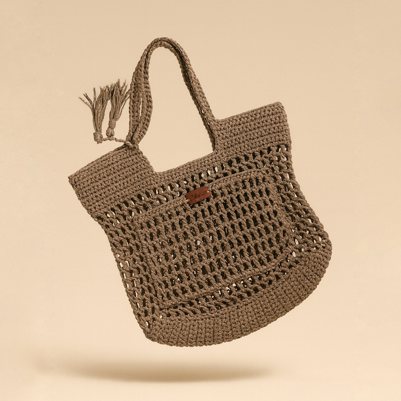 کیف رافیا جیب دار