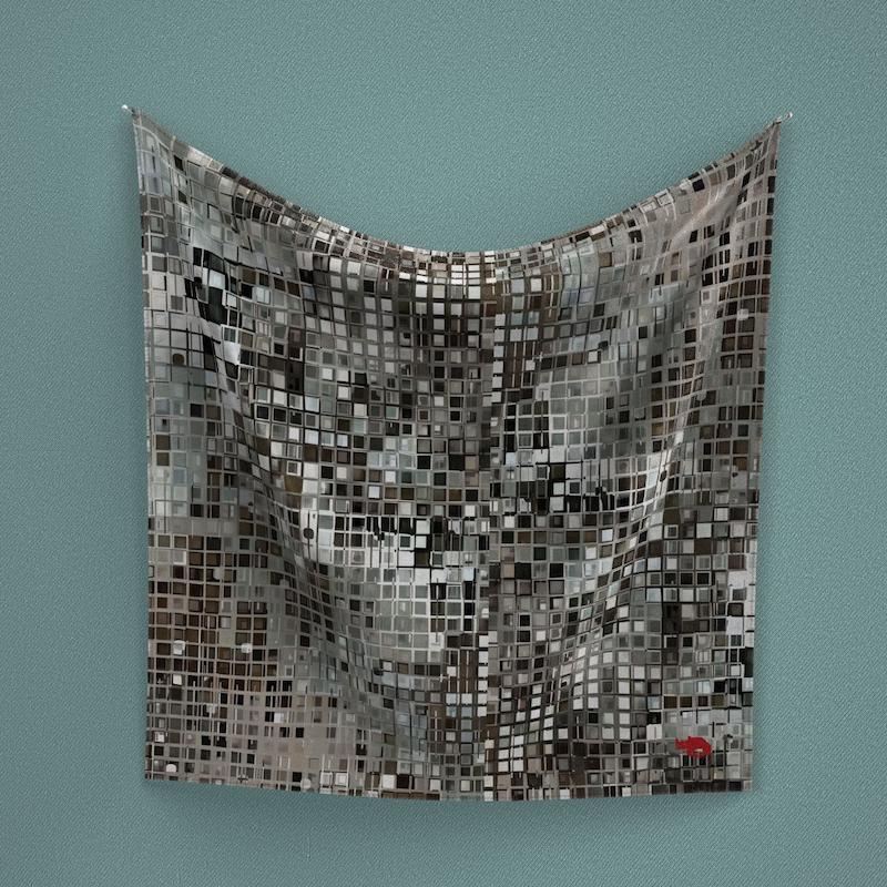 مینی اسکارف دیسکوبال