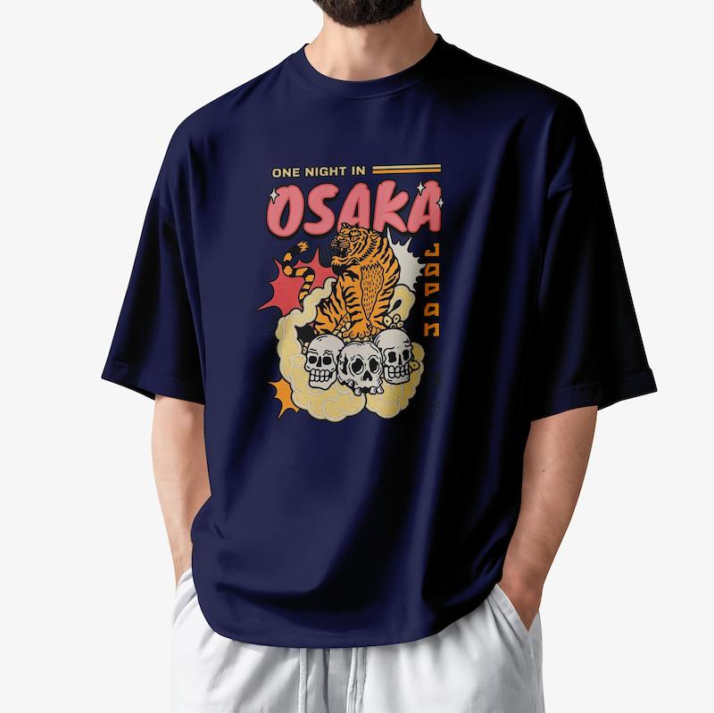 تیشرت باکسی یونی‌سکس osaka