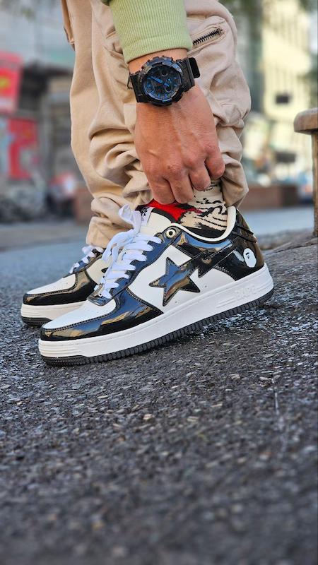 کتونی بیپ مشکی سفید 