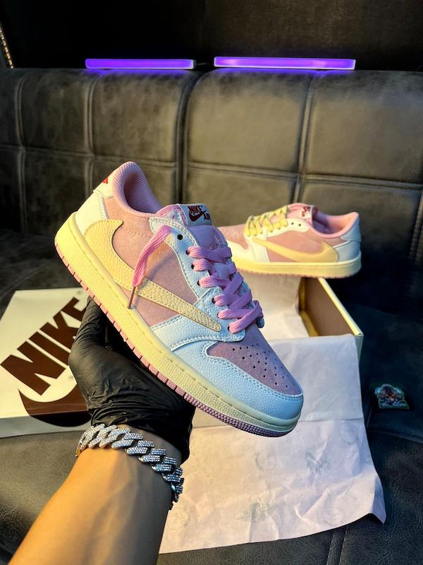 جردن ترویس دخترانه صورتی 