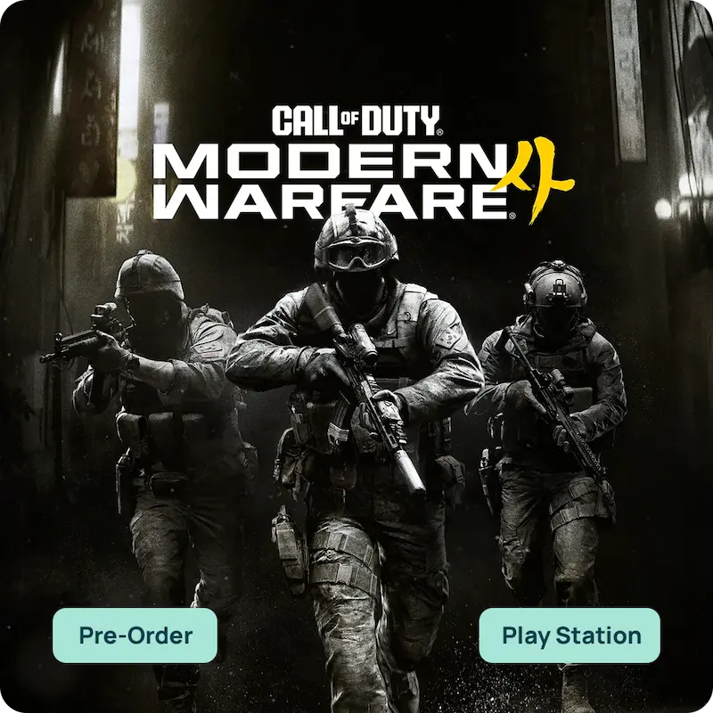 خرید اکانت قانونی بازی call of duty modern warfare 4 برای PS5