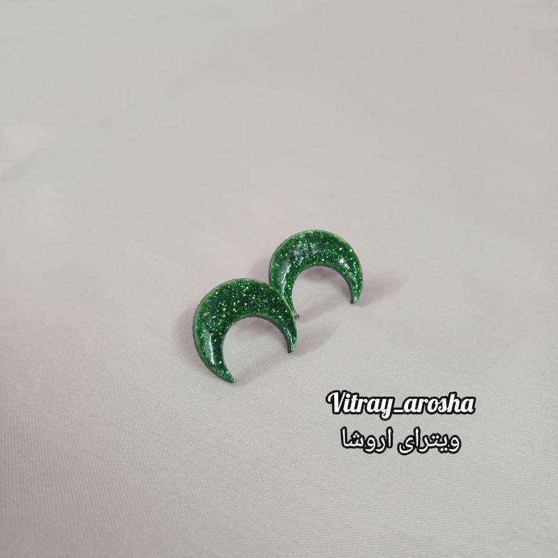 گوشواره طرح ماه اکلیلی 