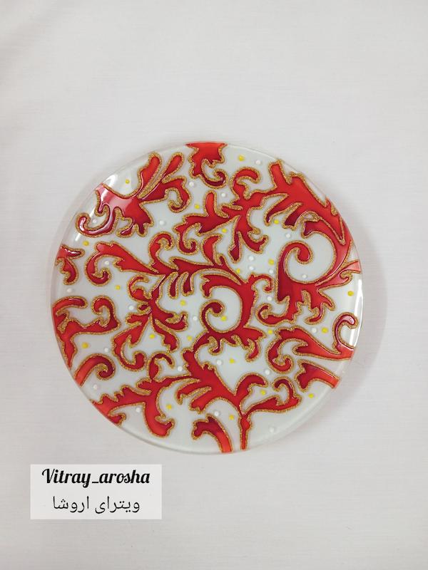ظرف دکوری شیشه ای