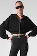 هودی کراپ الویوگا Sweet Escape Zip Up Hoodie