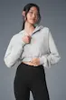 هودی کراپ الویوگا Sweet Escape Zip Up Hoodie