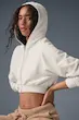 هودی کراپ الویوگا Sweet Escape Zip Up Hoodie