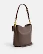کیف زنانه Coach مدل Willow Soft Bucket خاکی