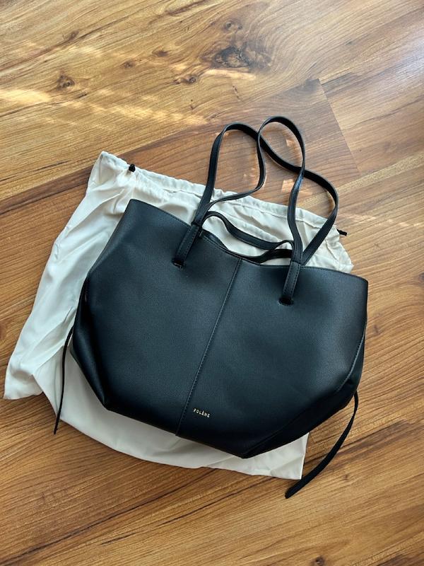 3️⃣ کیف Polène Cyme Large با بند بلند روی شانه