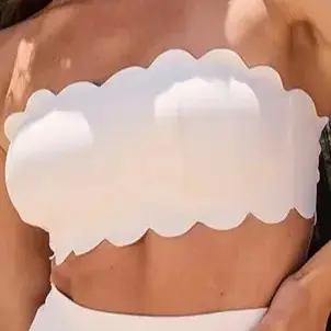 نیمتنه دکُلته ویسکی WISKII مدل Scallop Strapless