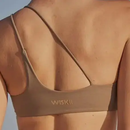 نیمتنه ورزشی زنانه ویسکی WISKII مدل One Shoulder Contour Bra