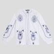 شومیز لینن یقه گرد گلدوخت زارا ZARA