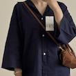 شومیز لینن زارا Zara مدل آستین سه ربع