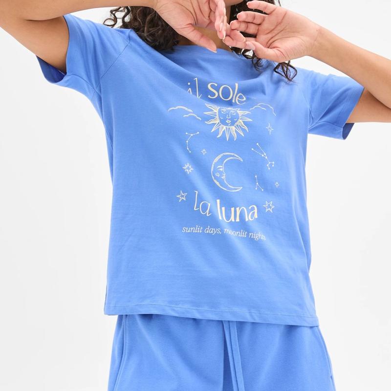تیشرت زنانه Australian Cotton طرح il Sole