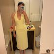 پیراهن یقه هالتری زنانه زارا Zara 